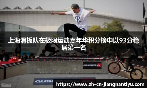 上海滑板队在极限运动嘉年华积分榜中以93分稳居第一名